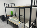 加厚上下铺成人床双人铁架床双层床员工宿舍上下床学校高低架子床 升级六腿特惠款 90*200（送静音床板） 实拍图