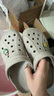 卡骆驰crocs洞洞鞋贝雅男鞋女鞋轻便耐磨一脚蹬拖鞋休闲鞋|10126 卵石色-2V3 39 (240mm) 实拍图