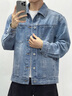 森马（Semir）牛仔外套男25秋复古水洗轻工装夹克小宽松上衣中性款109125108113 实拍图