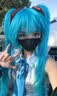宜品达口罩cosplay漫展专用黑色3D立体一次性轻薄显脸小透气款防晒口罩 COSER款口罩【独立包装】10个装 实拍图