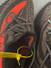 阿迪达斯Yeezy350椰子夏日透气青少年学生灰橙运动鞋 37 实拍图