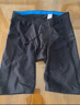 速比涛（Speedo）【潘展乐同款】Fit泳感健身专业游泳竞速及膝泳裤男 黑/蓝 40 实拍图