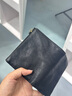 ANDSEEYOU品牌 短款卡包男 手工包原创钱包真皮男包竖款休闲拉链钱夹青年个性软皮驾驶证包手拿包 黑色 实拍图