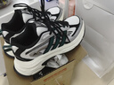 阿迪达斯（adidas）男女运动鞋轻便耐磨休闲老爹鞋透气缓震跑步鞋 汉玉白 41 实拍图