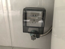 国际电工86型自粘贴加高加大插座防水罩防溅盒智能马桶插座防水盒保护盖套 86型加高防水盒【黑透明】 实拍图