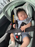 怡戈（Ekobebe）新生婴儿提篮式儿童安全座椅汽车用宝宝便携摇篮车载手提篮 黑绿 实拍图