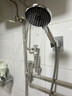家韵（jiayun）增压花洒喷头淋浴套装家用超强浴霸洗澡水龙头浴室沐浴 银色五档出水大面板 实拍图