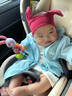 贝蒂乐儿童安全座椅汽车用婴儿宝宝安全椅新生儿车载座椅可坐躺 灰（坐躺调节+安全带双向安装） 实拍图