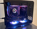 方糖机械大师  酷方 C28脉冲 兼容 MATX/ITX主板机箱  240水冷/仅支持SFX/L电源， 风冷散热/支持ATX14cm电源 双铝侧板(非侧透) 官方标配 实拍图