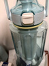 哈尔斯（HAERS）水杯大容量Tritan塑料杯学生夏季运动杯子男女茶水分离杯 天蓝1500mL【直饮&吸管&茶仓】 实拍图