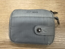 熊游客多功能金属扣零钱包尼龙防水卡包男女钥匙迷你袋挂包男ins斜跨包 灰色 实拍图