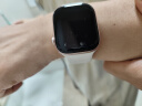 Apple/苹果 Watch Series 10 智能手表GPS款46毫米玫瑰金色铝金属表壳淡桃粉色运动型表带M/L MX2A3CH/B 实拍图