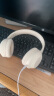 联想（Lenovo）【热销50万件】头戴式无线蓝牙耳机电竞游戏有线两用 重低音乐运动降噪通用苹果小米手机 TH10米白 实拍图
