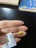 六福珠宝 足金榄型珠黄金转运珠路路通串珠 计价 B01TBGP0002 约1.04克 实拍图