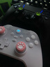 适用XBOX飞智黑武士北通小鸡启明星墨将猫爪摇杆帽SwitchPro手柄硅胶PS5摇杆套保护帽手柄配件可爱 （白底绿/黑底绿/粉底白） 猫爪摇杆帽三对组合装 实拍图