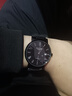 冠琴（GUANQIN）瑞士认证手表男士机械表 超薄简约中学生男表 精钢商务绅士名表 条钉钢带本黑 实拍图