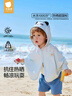 贝肽斯儿童防晒衣夏装男童女童宝宝冰丝披肩婴儿防晒斗篷 胖达熊猫 【UPF150+高倍防晒】 80 实拍图