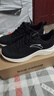 安踏一体织轻质跑步鞋男士冬季透气慢跑鞋休闲运动鞋男鞋跑步鞋子男 黑5582-1 42.5 (男) 实拍图