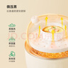 浦利顿（PLODON）小陶气辅食锅 婴儿BB煲蒸煮炖一体锅 宝宝煲粥炖汤 电炖锅 电蒸锅 实拍图