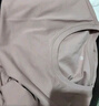 京东京造短袖T恤女10A抗菌夏季新款修身显瘦女装抑菌防汗 浅咖色 M 实拍图