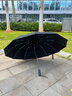 小米有品生态链同款全自动伞加强伞骨雨伞太阳伞防紫外黑胶防晒遮阳伞 60骨全自动抗风加固【黑色】 实拍图