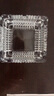 DKO玻璃烟灰缸创意水晶家用客厅防飞灰办公室用大气轻奢高级感上档次 10.5cm方形烟灰缸（透明） 实拍图