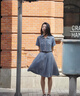 森马（Semir）牛仔连衣裙女收腰翻领裙子2025夏凉感通勤休闲中长裙109325114021 实拍图