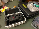 米聆会适用于大疆action5pro/4/3收纳包相机配件包收纳盒DJI机身防摔磕碰保护盒运动相机包适配原厂兔笼 【上灰下白款】大疆action收纳盒 实拍图