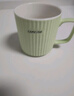 拜杰陶瓷竖纹马克马克杯陶瓷杯咖啡杯早餐杯牛奶大容量杯子400ml 实拍图
