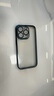 闪魔【自带镜头膜】适用iphone15系列手机壳 苹果保护套 镜头全包透明防摔硅胶气囊电镀男女款 15pro【深蓝色】自带镜头膜 实拍图