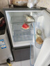 HYUNDAI（韩国现代）大容量双开门二门冰箱 家用中型小型电冰箱冷冻冷藏租房宿舍节能省电 203L灰【店铺主推+一级能效】 实拍图