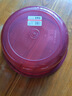 【京东快递】洗脸盆洗脚盆加大加厚耐高温北欧风抗摔透明塑料脸盆 紫红色 中号26*10cm-加厚不怕摔 实拍图