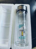 【⭐京东物流配送】高硼硅双层玻璃杯大容量泡茶杯水杯子茶水分离 【双层加厚】茶杯 350ml 1只 实拍图