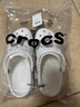 crocs卡骆驰厚底云朵洞洞鞋户外|206750 白色-100 37/38(240mm)  实拍图