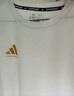 阿迪达斯短袖男2025夏季运动亲肤透气轻薄速干T恤 白/金 L  实拍图
