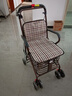 立道老年人代步车推车可推可坐座助力行走器两用手推小车出门方便神器 D1【新升级杆刹+驻刹+双轮】可折叠四轮推车手扶椅 实拍图
