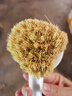 美丽雅长柄洗锅刷剑麻植物不易沾油厨房清洁刷子刷锅神器1只 实拍图