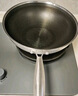 炊大皇 炒锅 304不锈钢炒菜锅煎锅 平底不粘炒锅32cm 可立可视盖不挑灶 实拍图