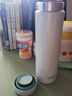 虎牌（TIGER）保温杯真空轻便男女水杯MMZ-A50C-WW雪花白500ml 实拍图