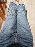 Levi's李维斯冰酷系列25春夏新款男士502锥型凉感防晒蓝色牛仔裤 蓝色 34 (32) 实拍图
