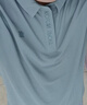 KOLON SPORT/可隆速干POLO 男士吸湿小翻领抗菌户外运动印花短袖 LHPT5MTT31-MO 青苔绿 L 175/96A 实拍图