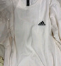 adidas情侣休闲纯棉上衣圆领短袖T恤男女夏季阿迪达斯官方轻运动 米白 2XL 实拍图