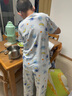 红豆儿童睡衣纯棉夏季薄款空调服男女童短袖套装中大童家居服3321 165 实拍图