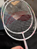 李宁（LI-NING）羽毛球拍单拍5U超轻全碳素碳纤维羽拍锋影小钢炮已穿线 白色 实拍图