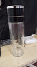 慕馨（moosen）玻璃杯泡茶杯子车载按压一键开盖刻字定制LOGO周年庆年会礼品礼物 【破损保赔】黑色+杯套杯刷380ml 实拍图
