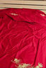 水星家纺 四件套结婚床上用品 全棉婚庆套件 大红刺绣四件套 舒适被套床单 【中式婚庆】龙凤颂喜 1.8米床(适配220*240cm被芯) 实拍图