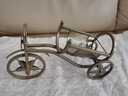 舍彩（shecai）酒柜装饰品摆件创意美式家居客厅红酒支架摆件现代轻奢工艺品酒托 金色三轮车红酒架 实拍图