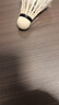 红双喜DHS耐打训练尼龙羽毛球塑料胶练习羽球6只装白色EG60 实拍图