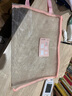 百仕透明纱网科目袋A4学生考试专用文件袋试卷收纳袋手提拉链袋大容量学习补课袋书袋试卷5580 综合 樱花粉4个 34*25厘米 实拍图