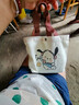 小熊帆布包女学生便携上班帆布兜手提包手拎便当帆布袋 帕恰狗（带按扣）活动 实拍图